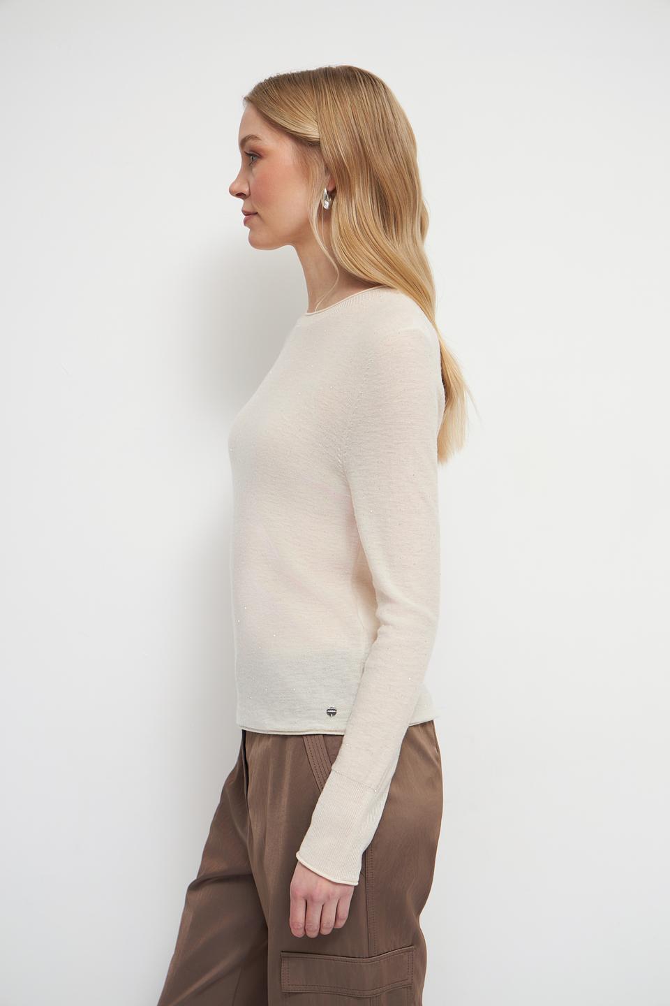 Пуловер Marc Cain бежевый