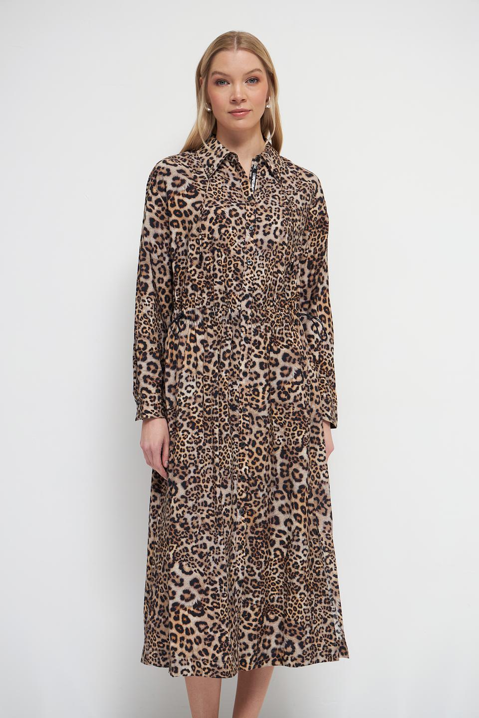 Платье Marc Cain леопардовый принт