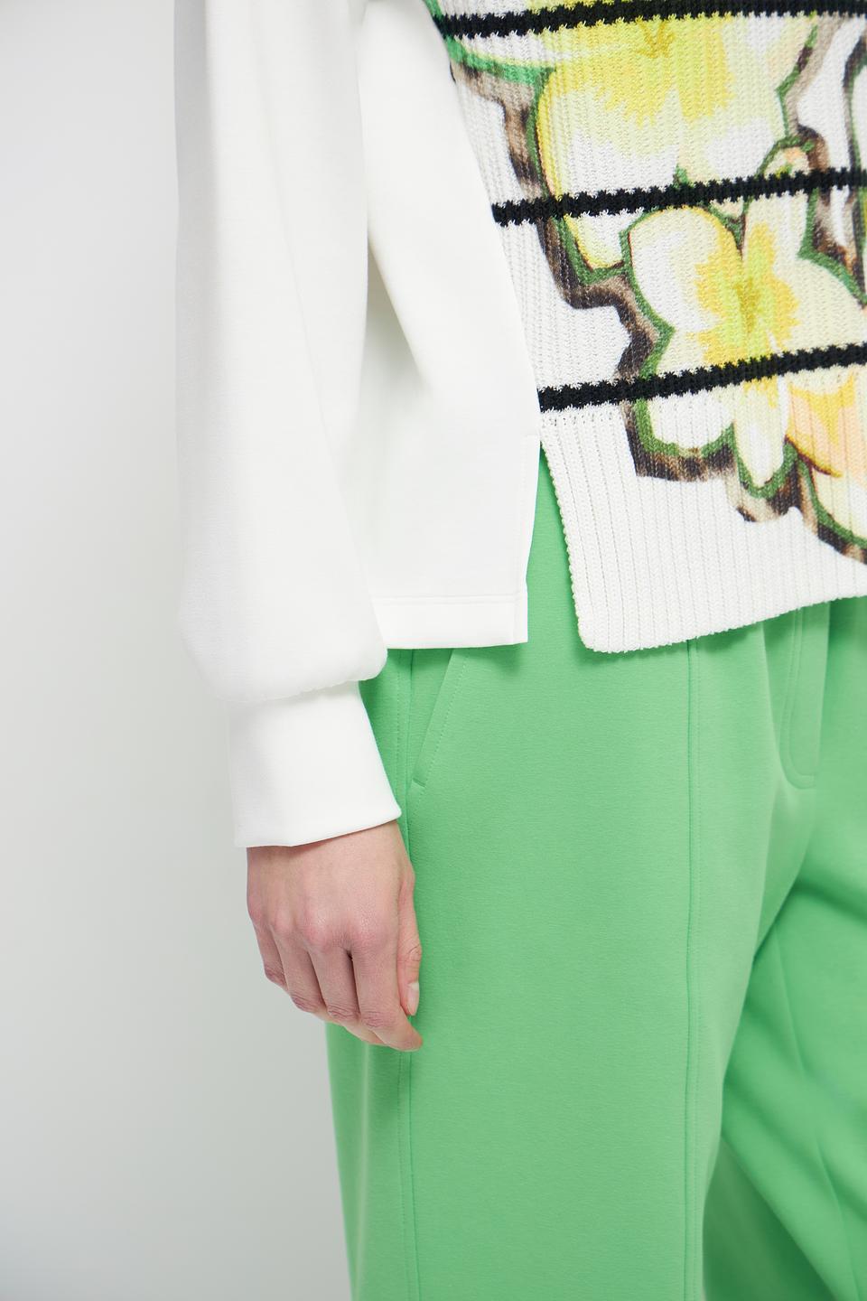 Пуловер Marc Cain с цветочным принтом