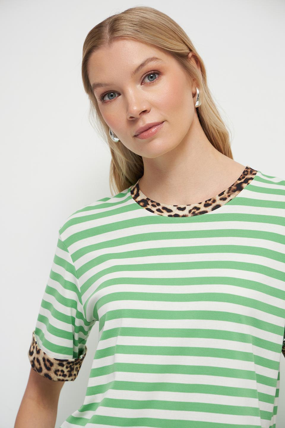 Футболка Marc Cain полоска, зелёный