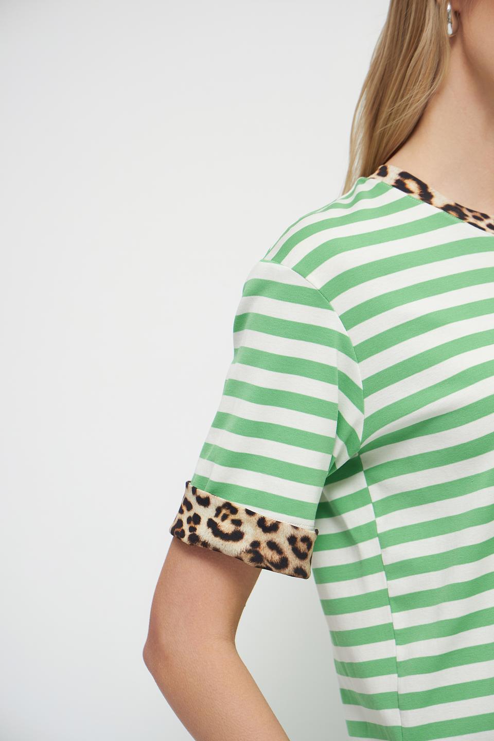 Футболка Marc Cain полоска, зелёный