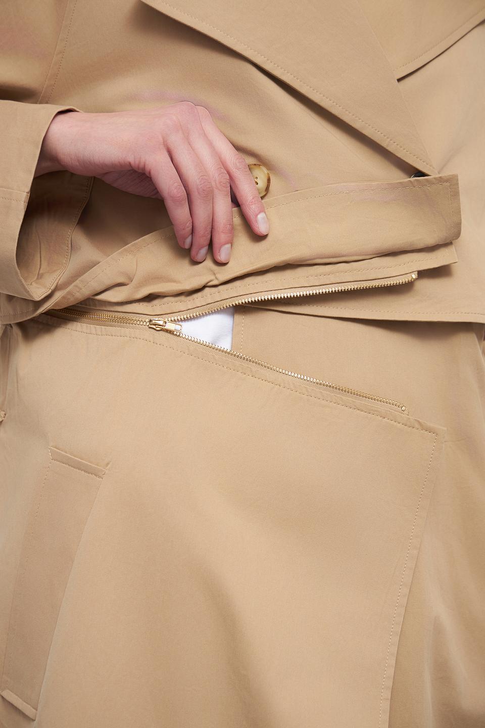 Плащ Oui бежевый