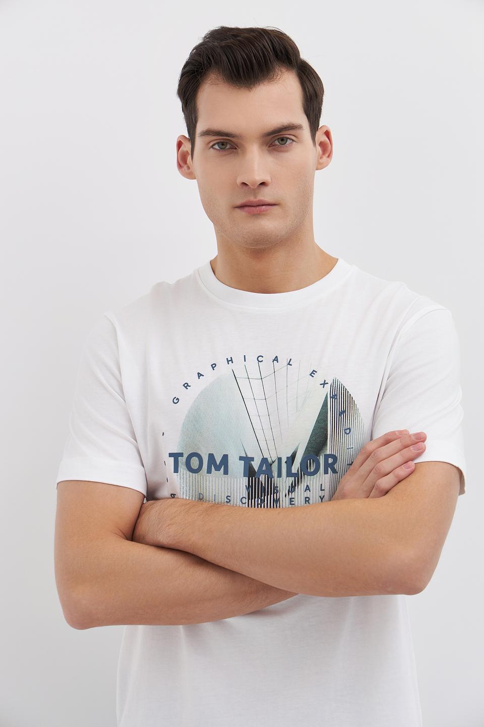 Футболка Tom Tailor с принтом