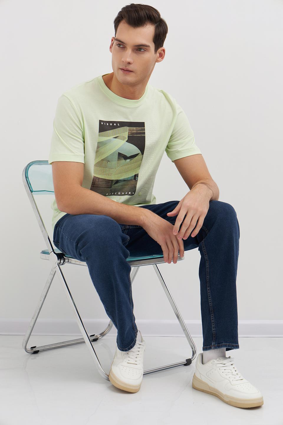 Футболка Tom Tailor с принтом лайм