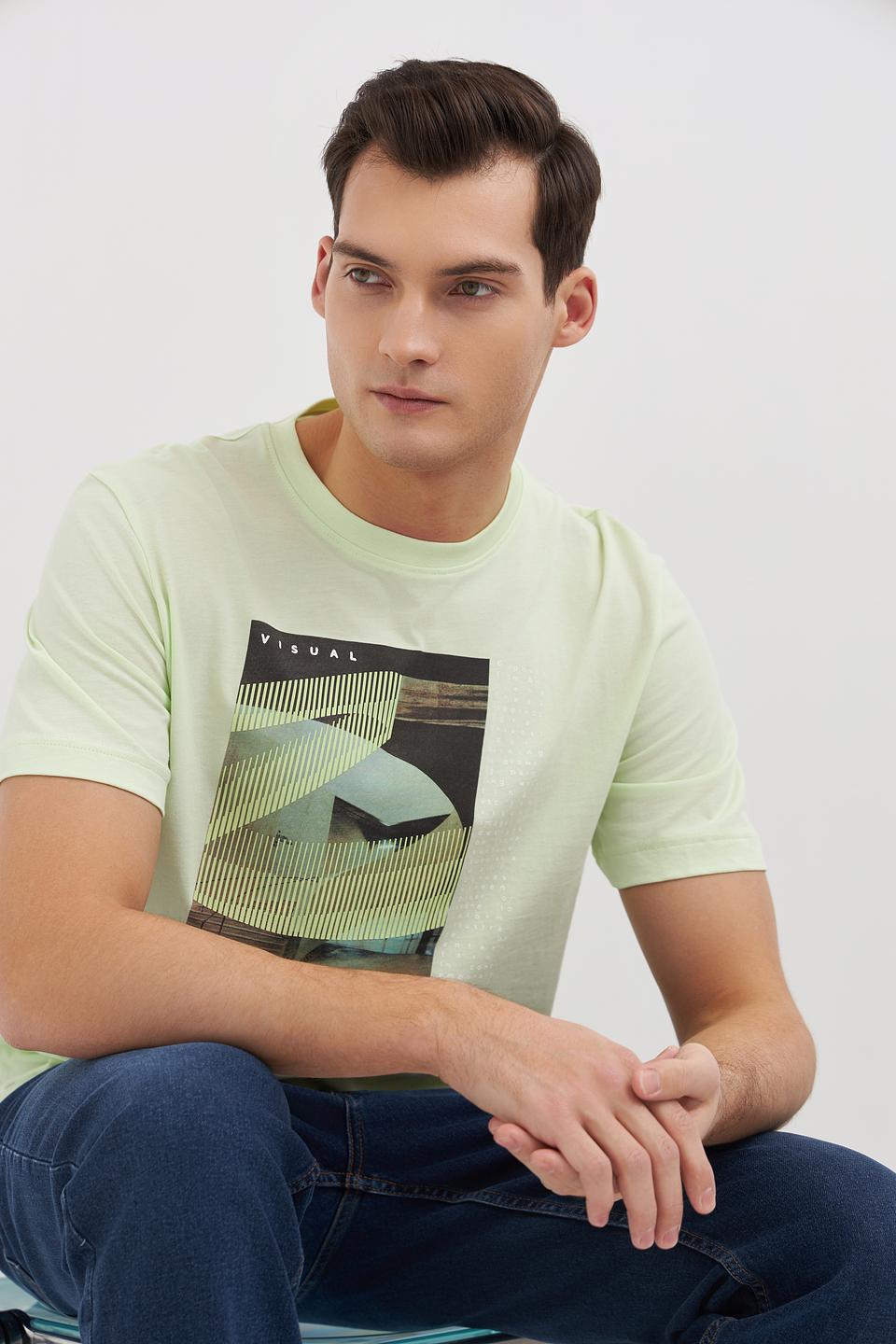 Футболка Tom Tailor с принтом лайм