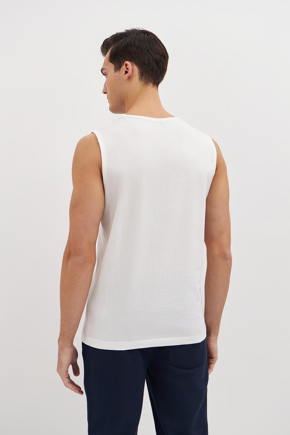 Майка Lerros с принтом белая