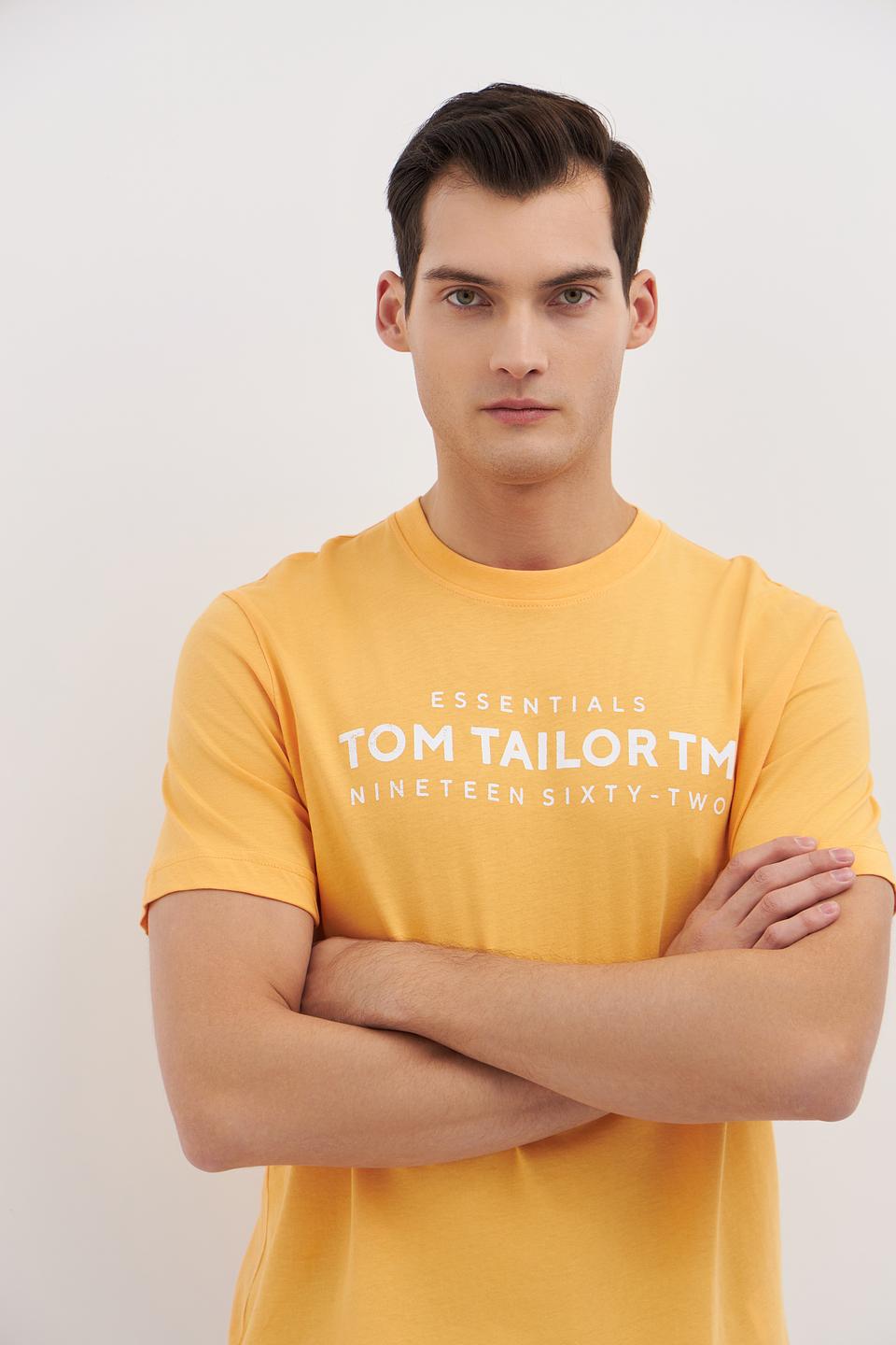 Футболка Tom Tailor Essentials горчичный
