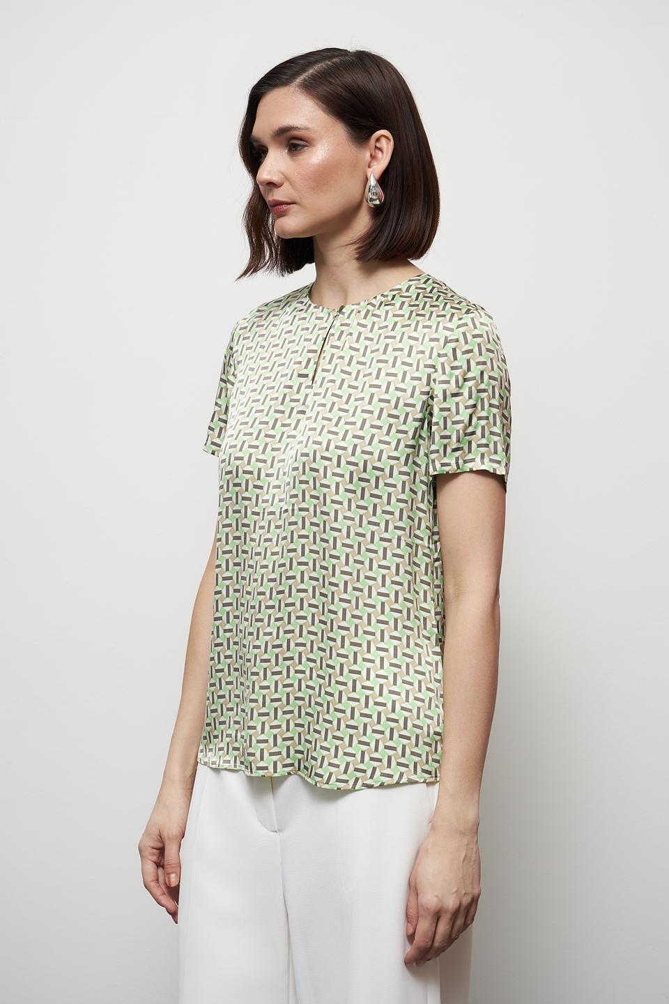 Блуза Gerry Weber с принтом зелёный
