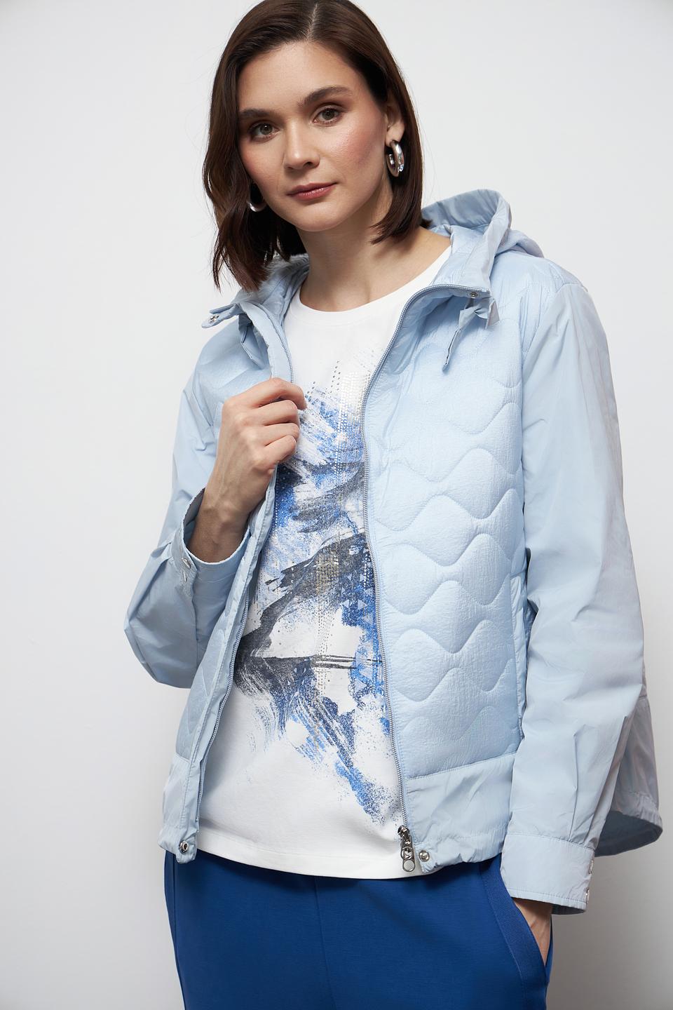 Куртка Milestone стеганая голубая