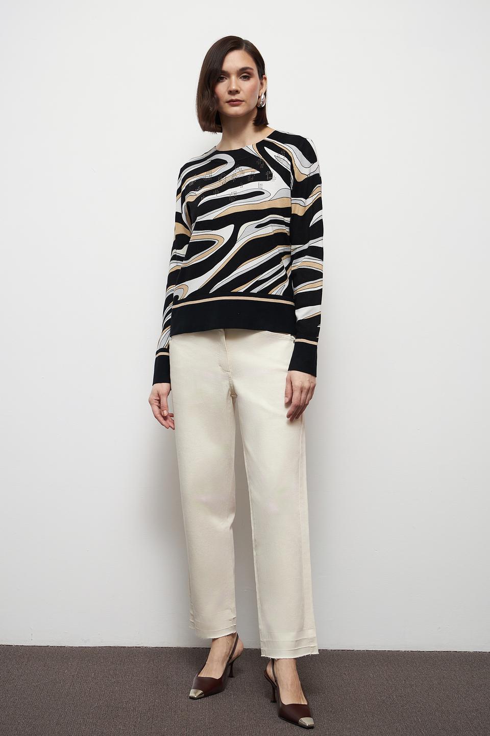 Пуловер Betty Barclay с принтом