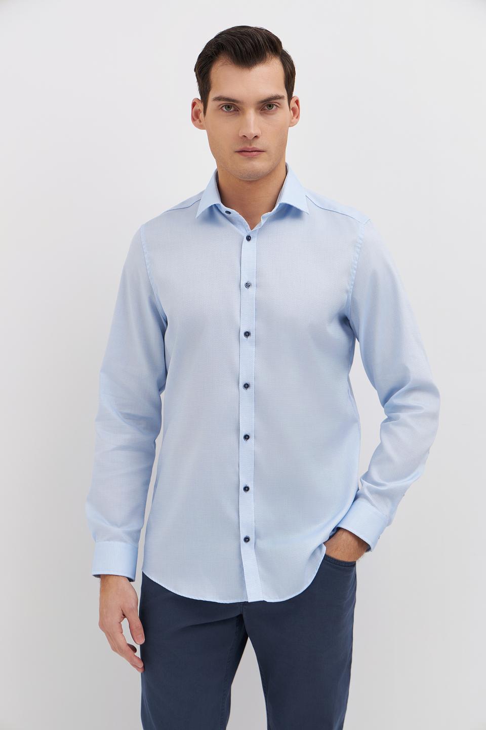 Рубашка Venti men голубая
