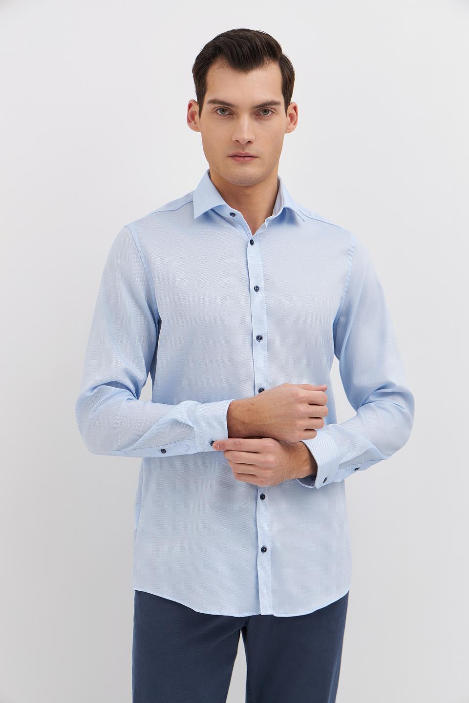 Рубашка Venti men голубая