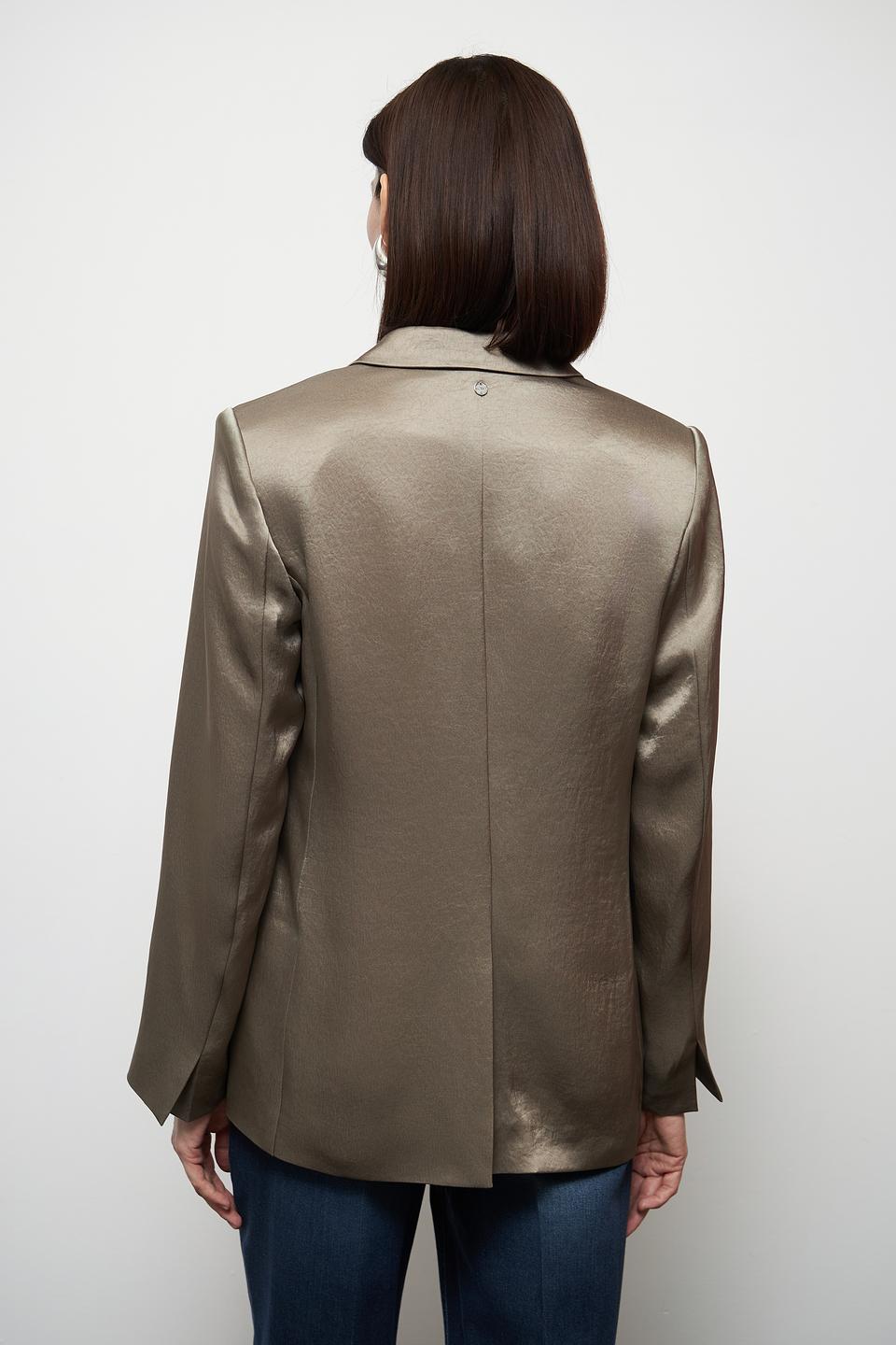 Жакет Marc Cain атласный бежевый