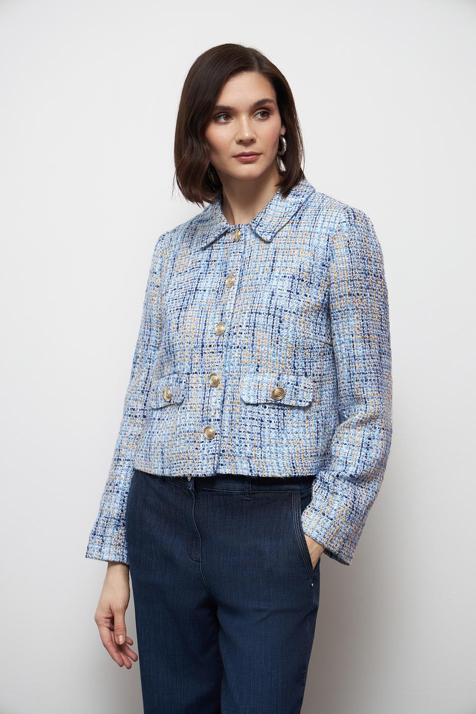 Жакет Betty Barclay в клетку голубой