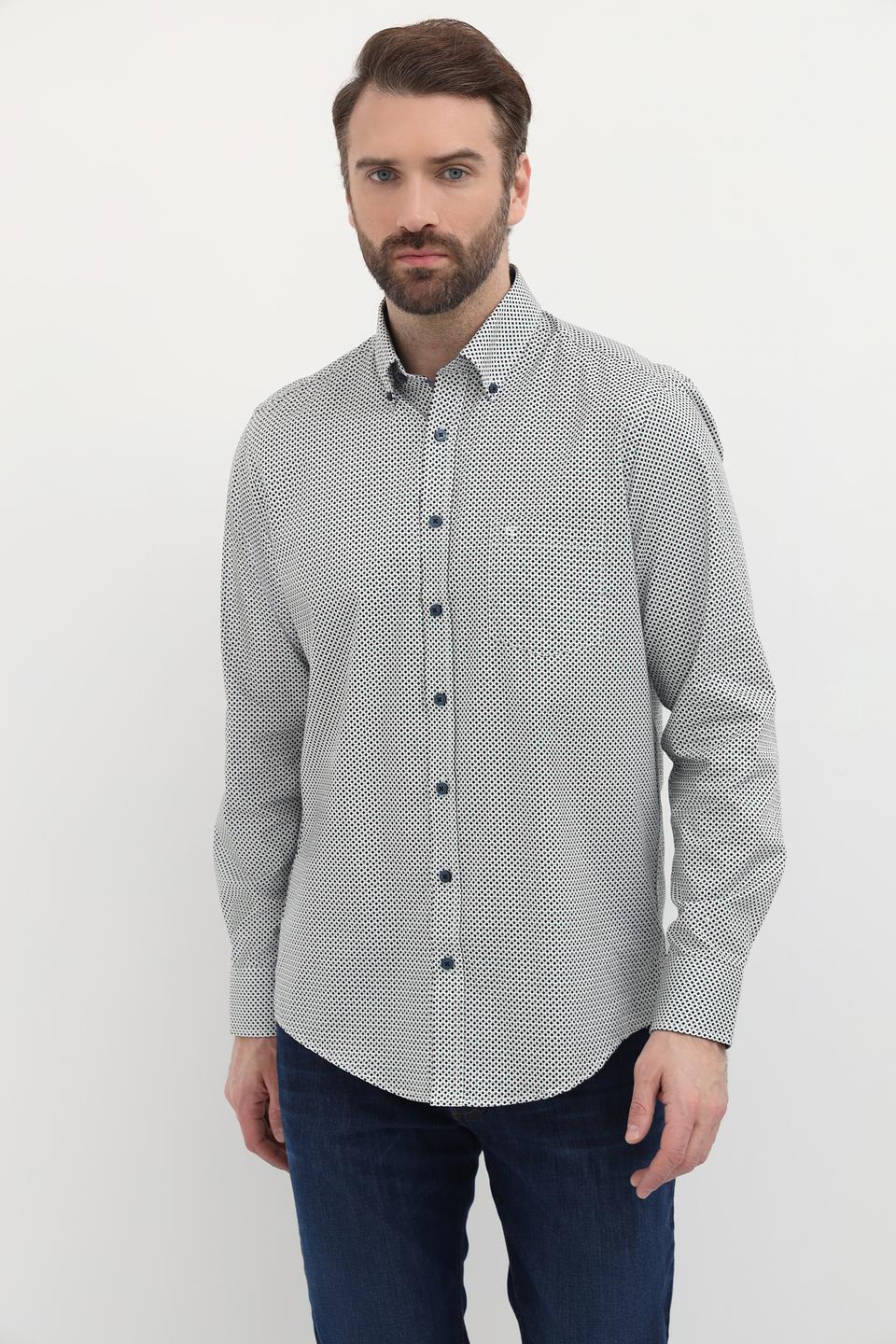 Рубашка Casa Moda в мелкий принт