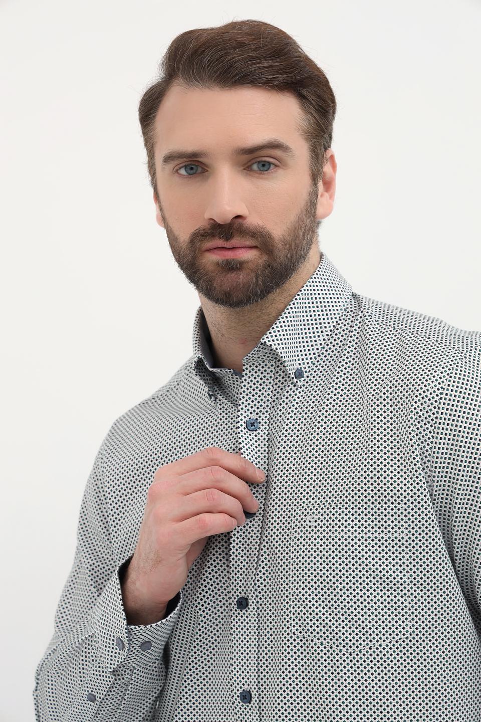 Рубашка Casa Moda в мелкий принт