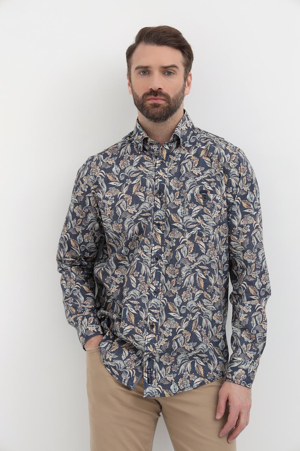 Рубашка Casa Moda с принтом