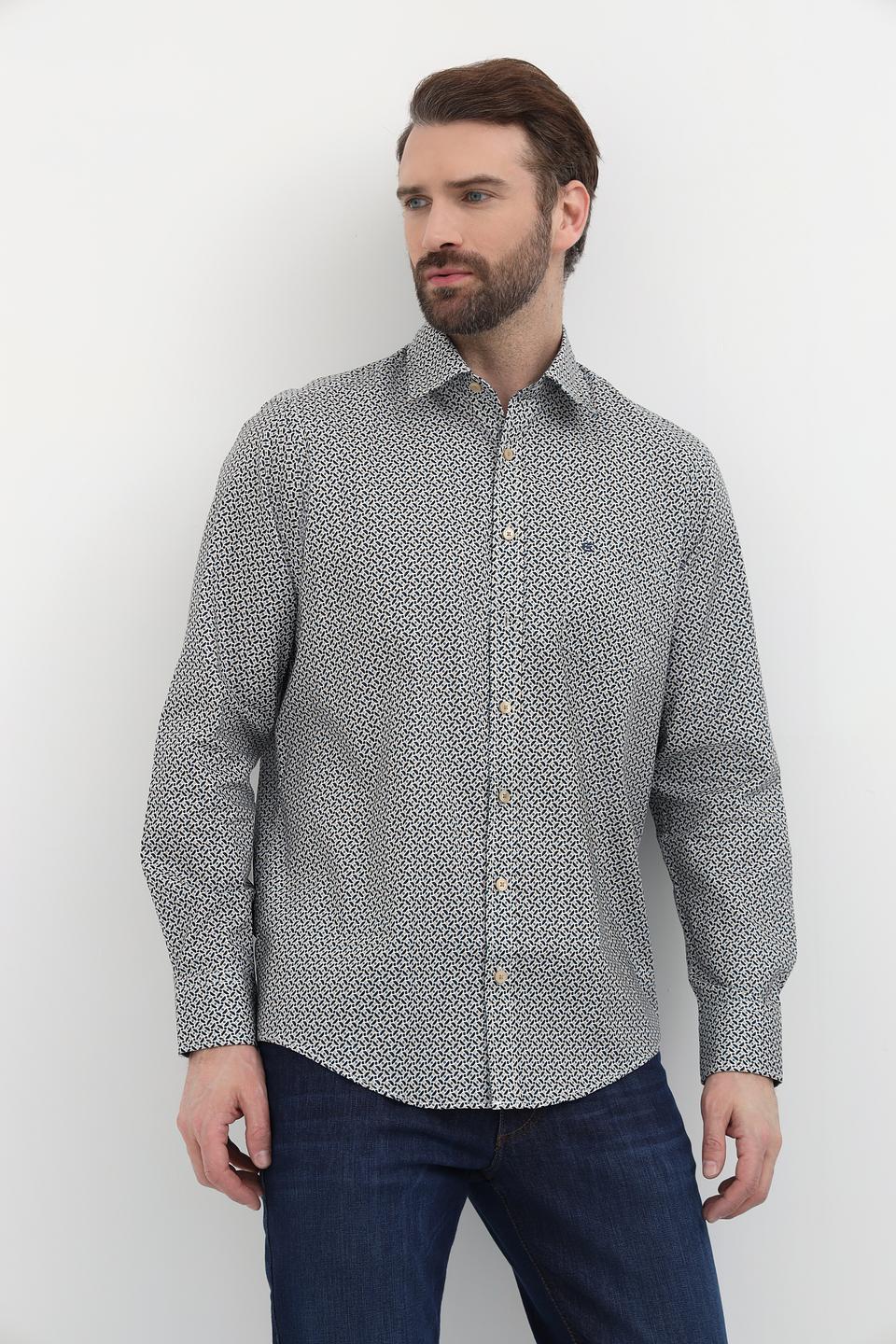 Рубашка Casa Moda с принтом