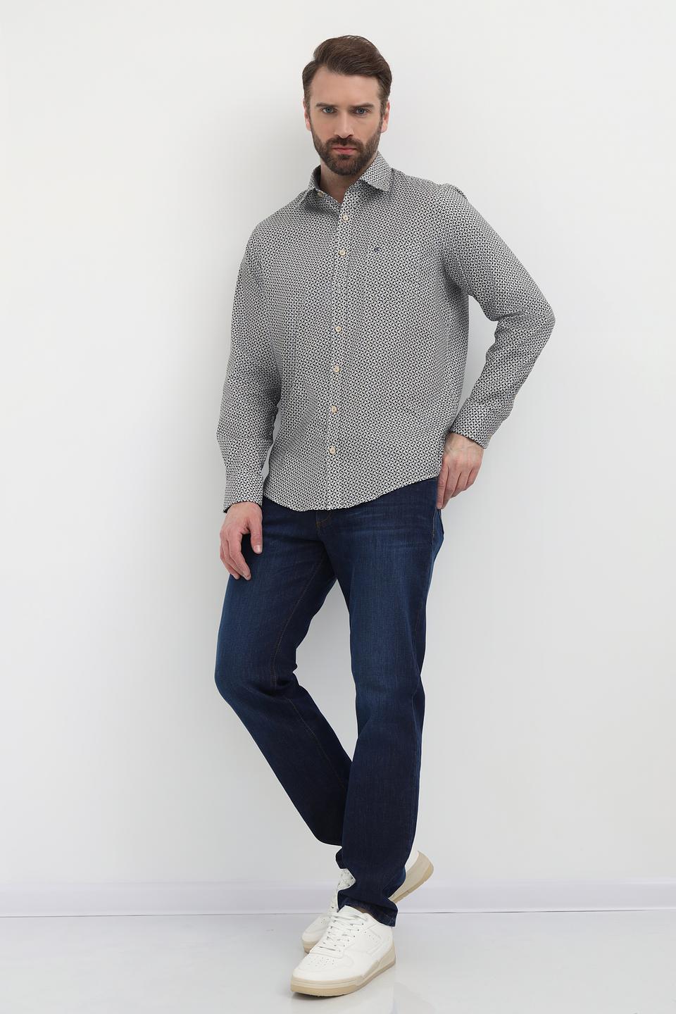 Рубашка Casa Moda с принтом