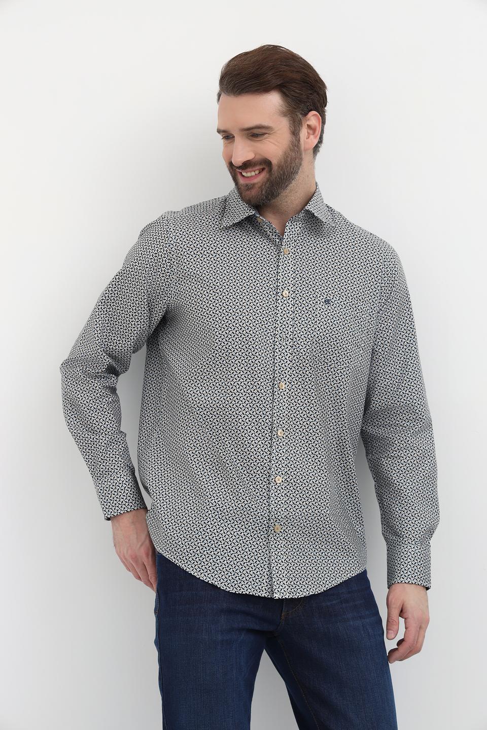 Рубашка Casa Moda с принтом