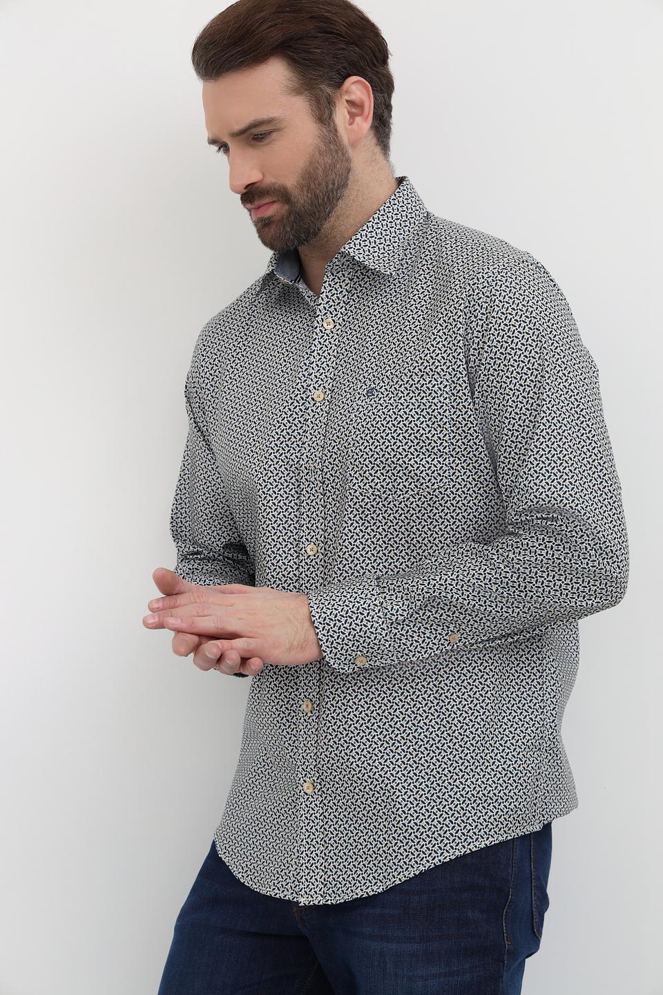 Рубашка Casa Moda с принтом