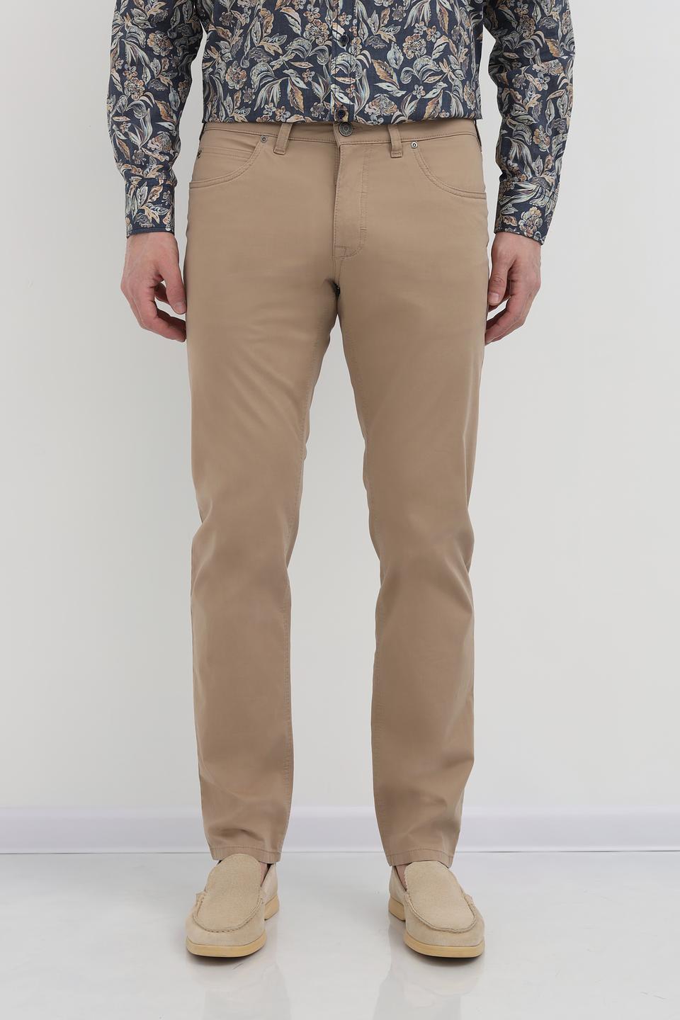 Брюки Gardeur бежевые slim fit