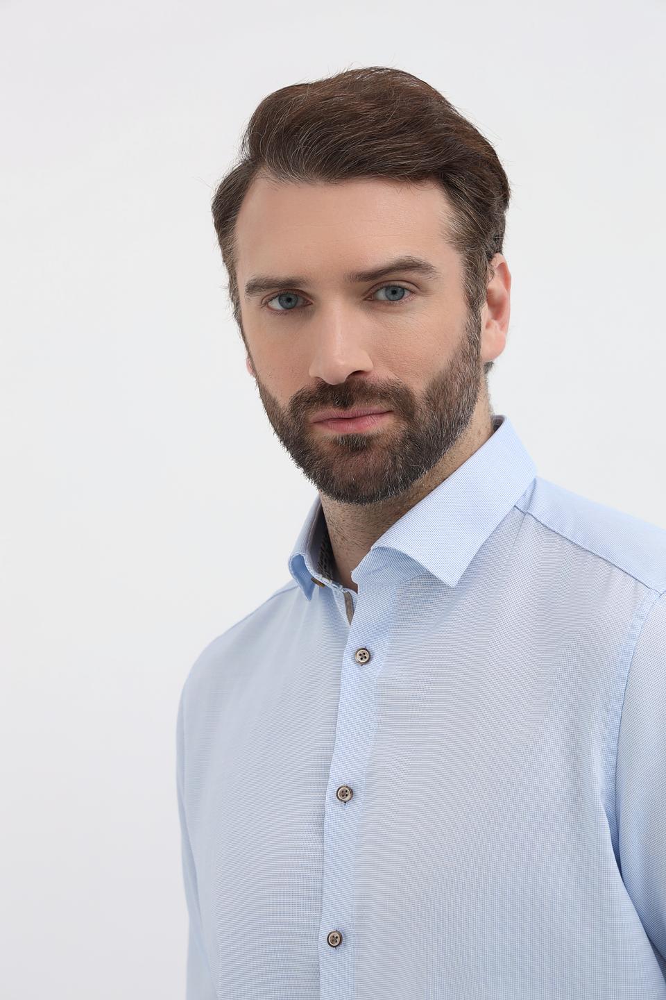 Рубашка Venti men голубая