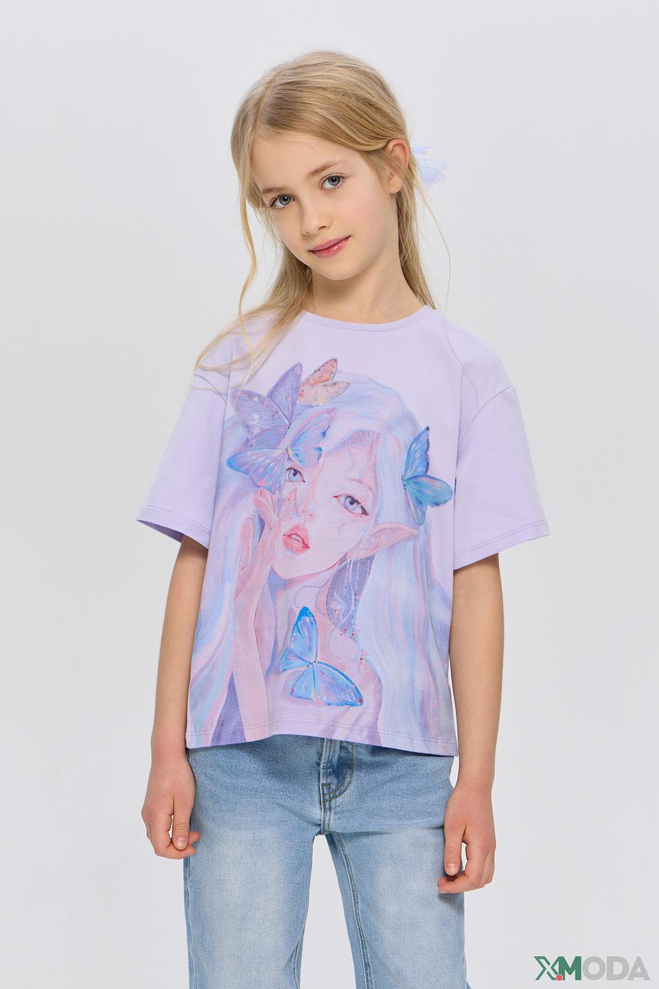 Футболка Choupette дев. с принтом