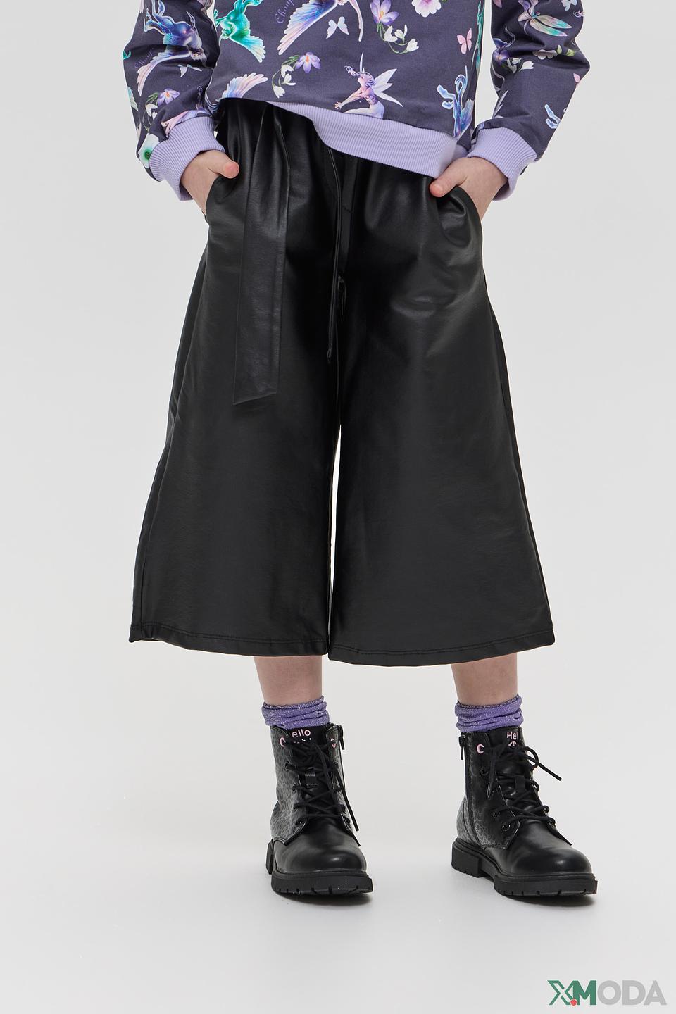 Брюки Choupette дев. чёрные кюлоты