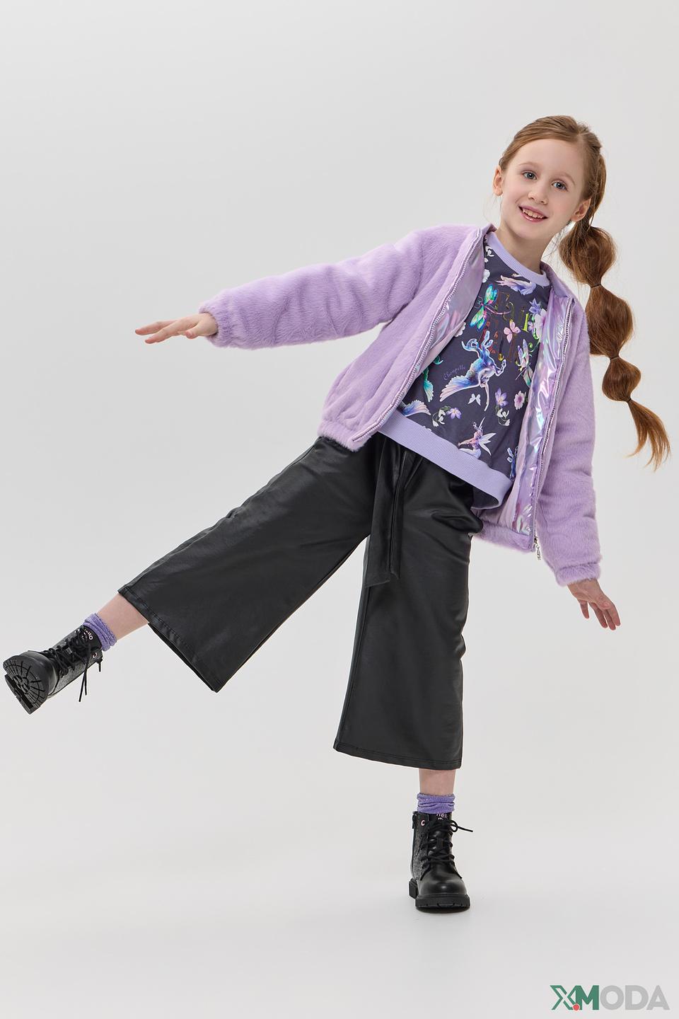 Брюки Choupette дев. чёрные кюлоты