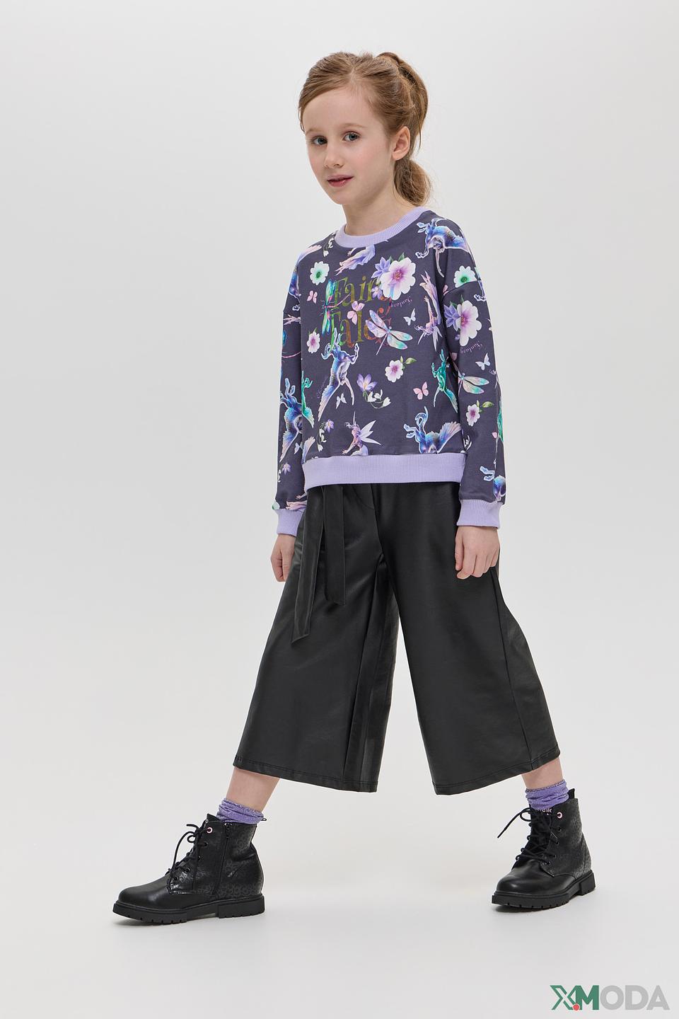 Брюки Choupette дев. чёрные кюлоты