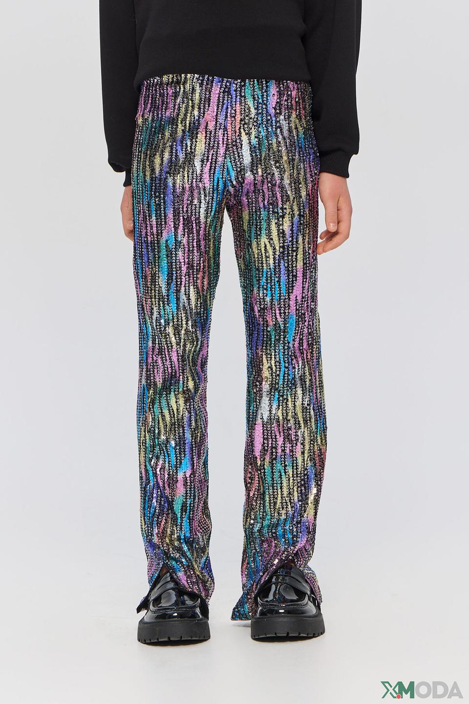 Брюки Choupette дев. с пайетками