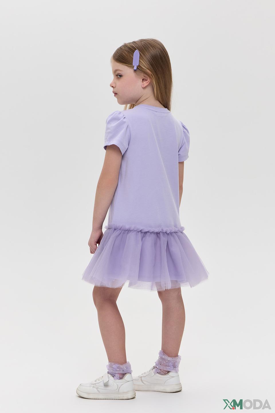 Платье Choupette сиреневое с декором