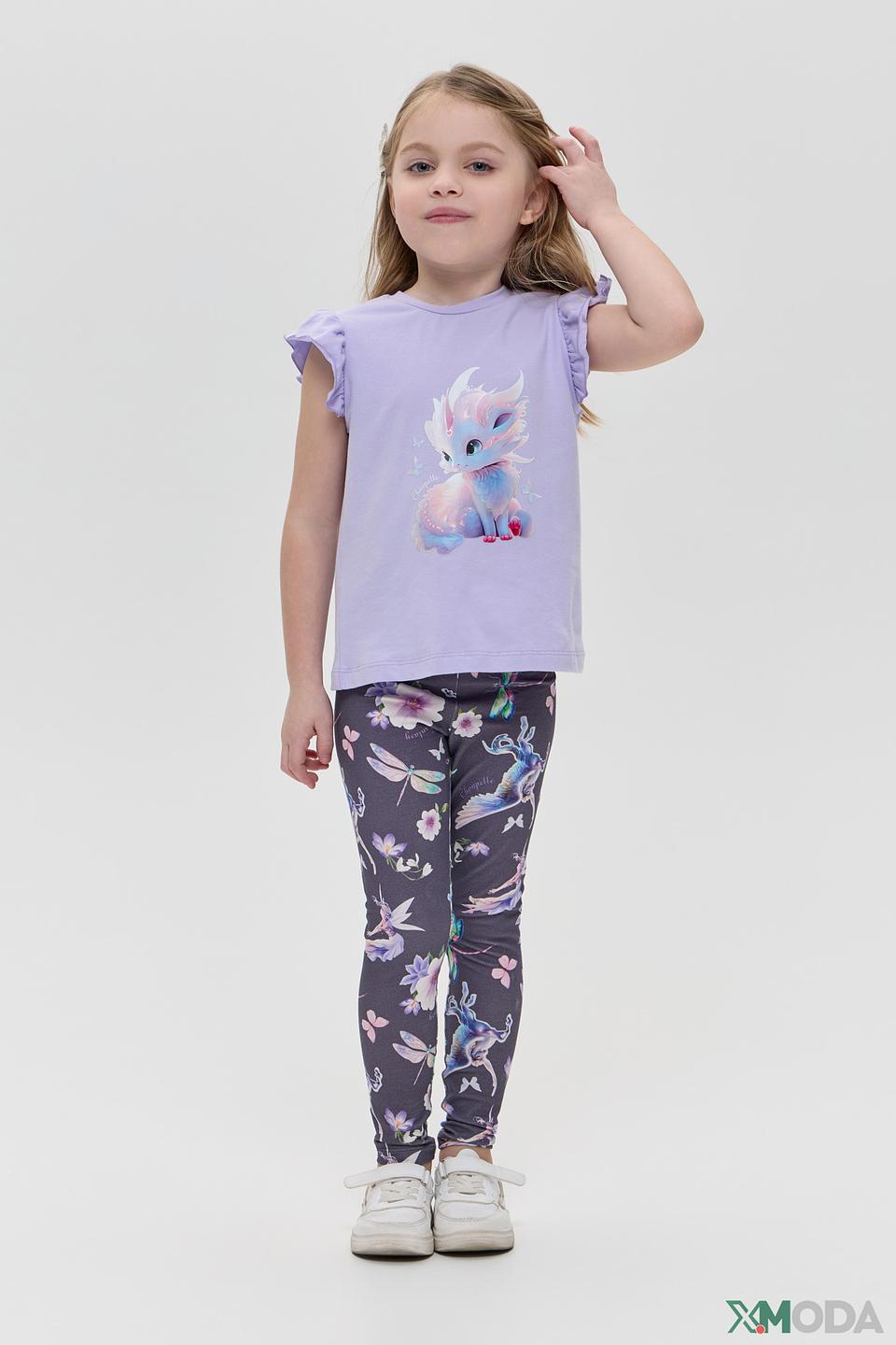 Лосины Choupette дев. с принтом