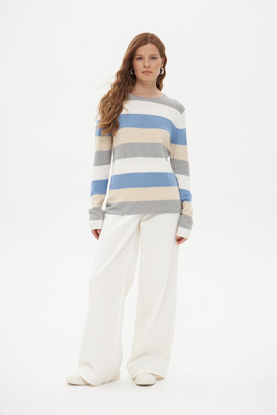 Пуловер Tom Tailor в полоску