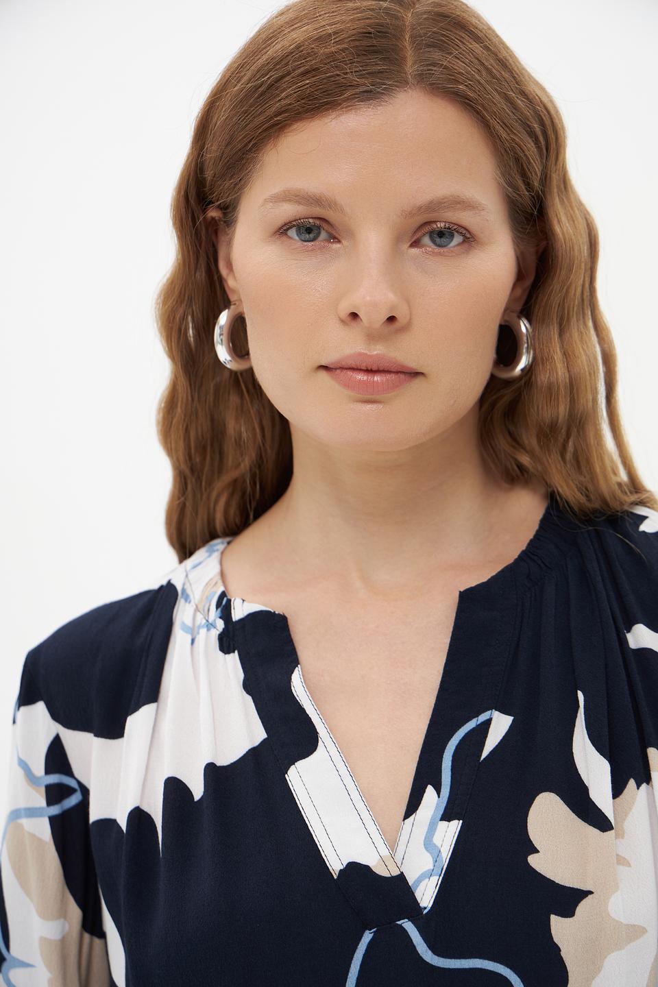 Блуза Tom Tailor с принтом