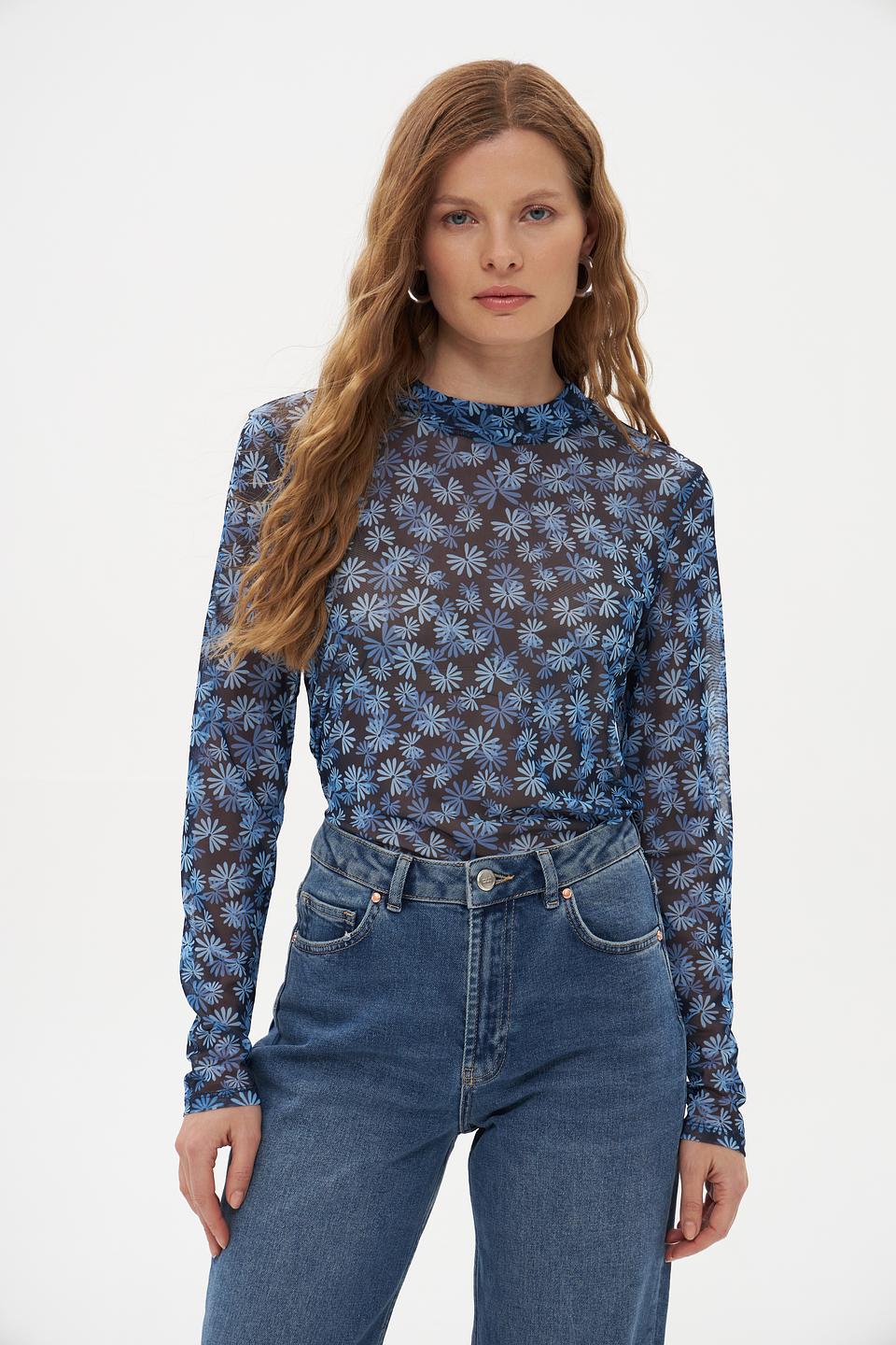 Блузка Tom Tailor denim с цветочным принтом