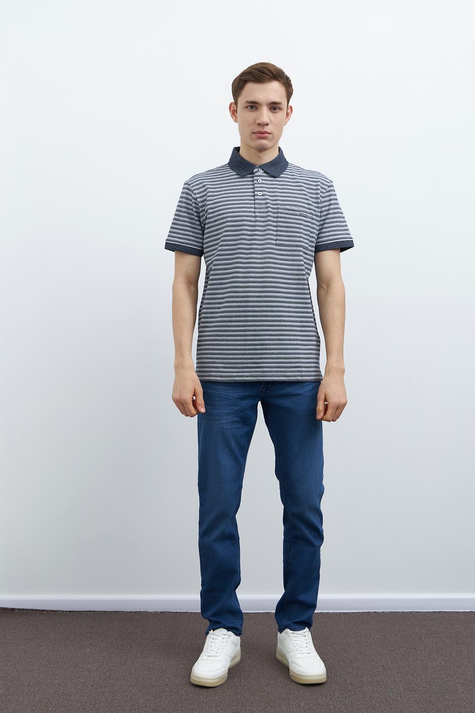 Поло Tom Tailor в полоску