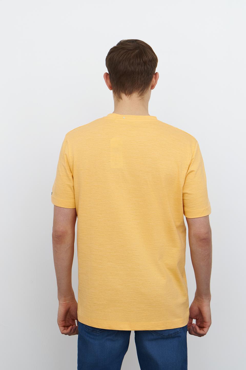 Футболка Tom Tailor желтая с принтом