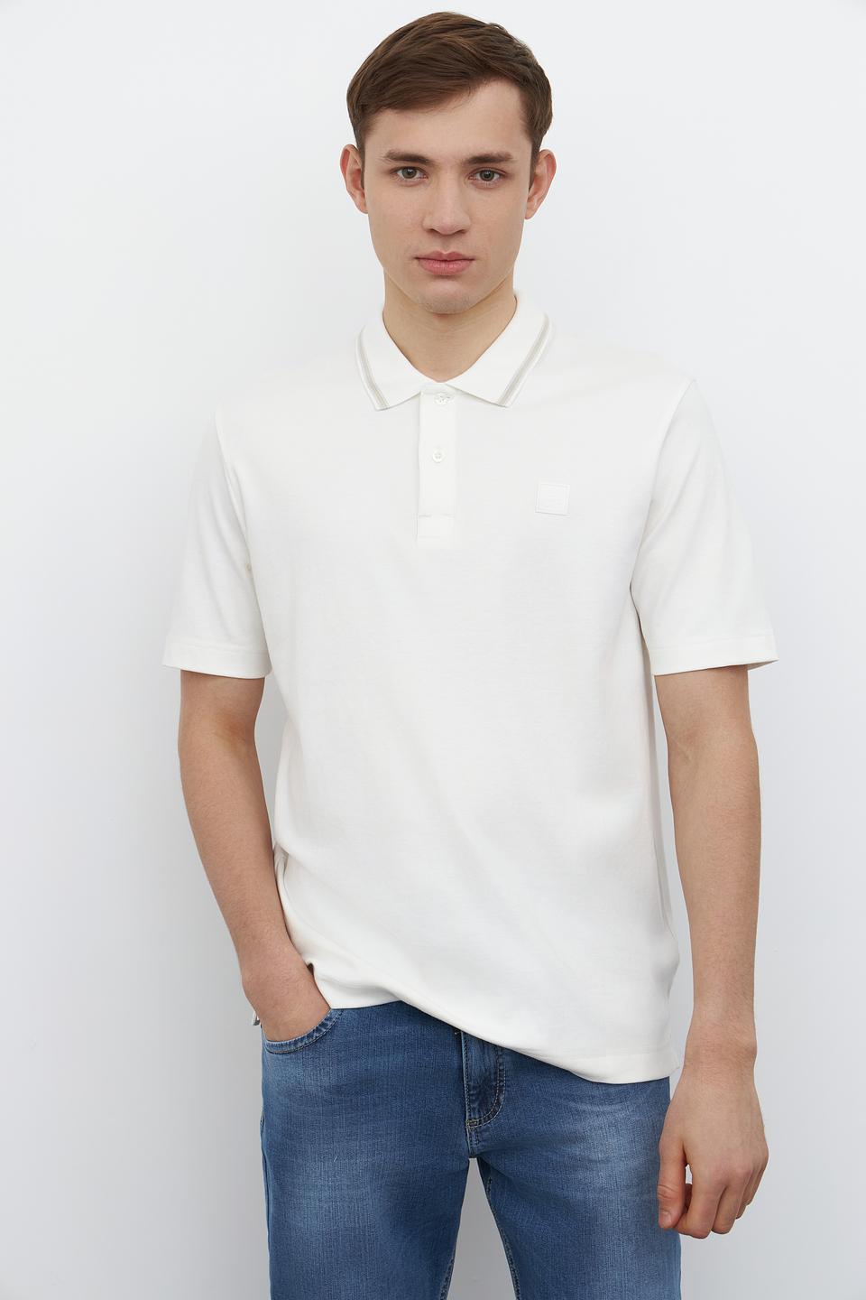 Поло Marc O Polo хлопковое белое