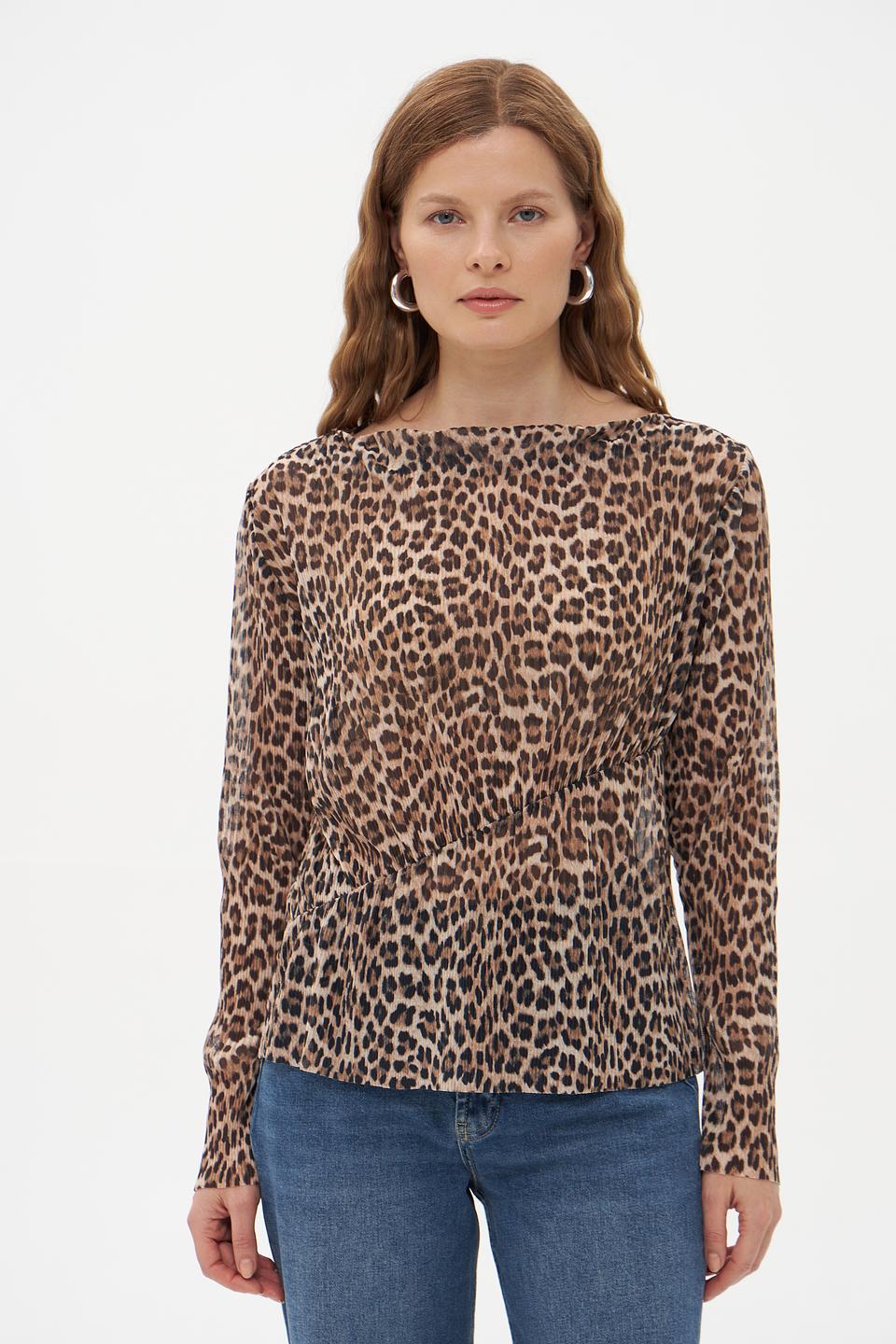 Блуза Rich and Royal леопард