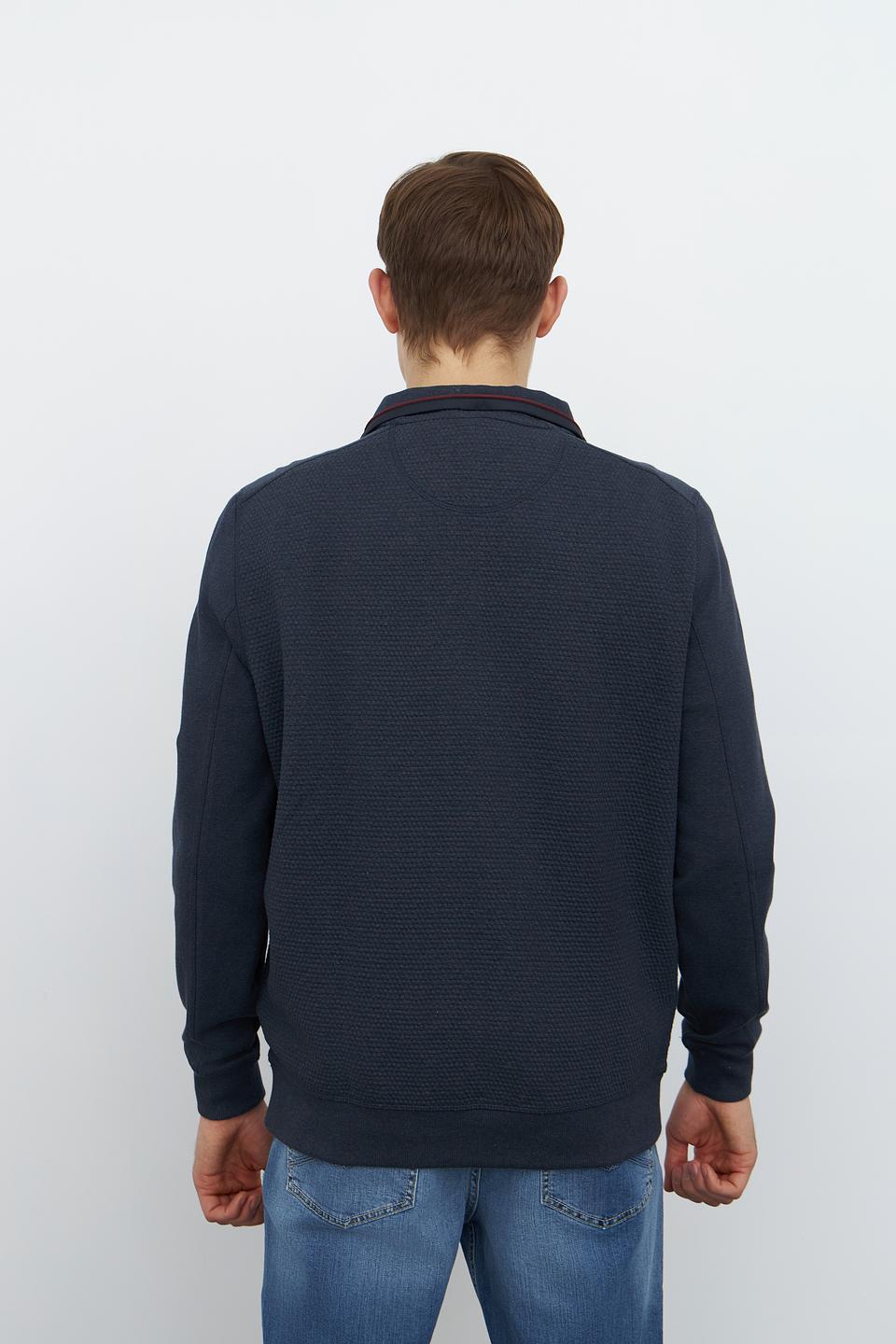 Джемпер Casa Moda с молнией темно-синий