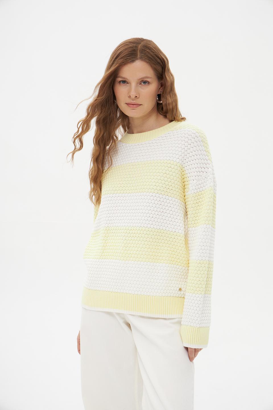 Пуловер Betty and Co в полоску