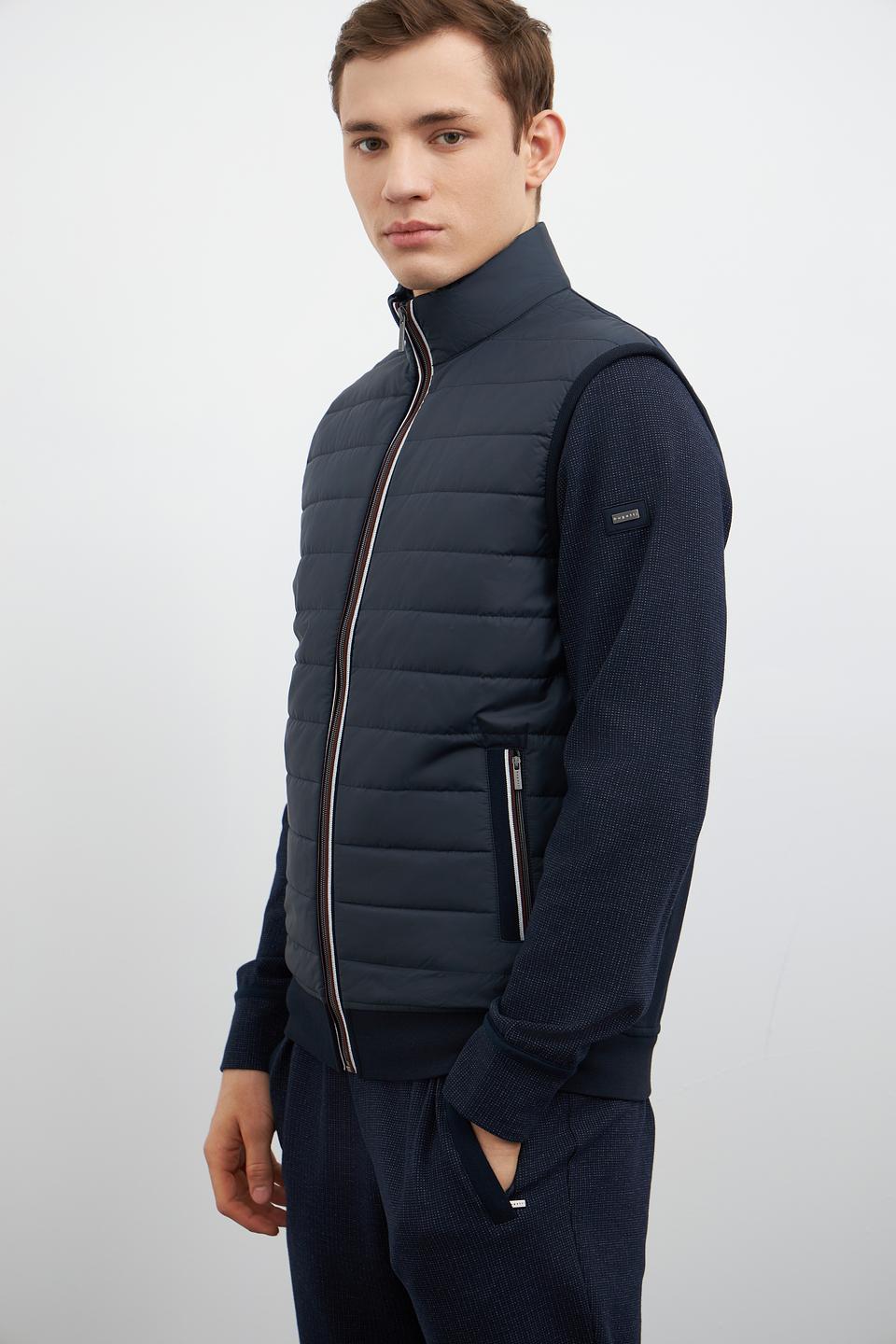 Куртка-жилет Bugatti стеганый синий