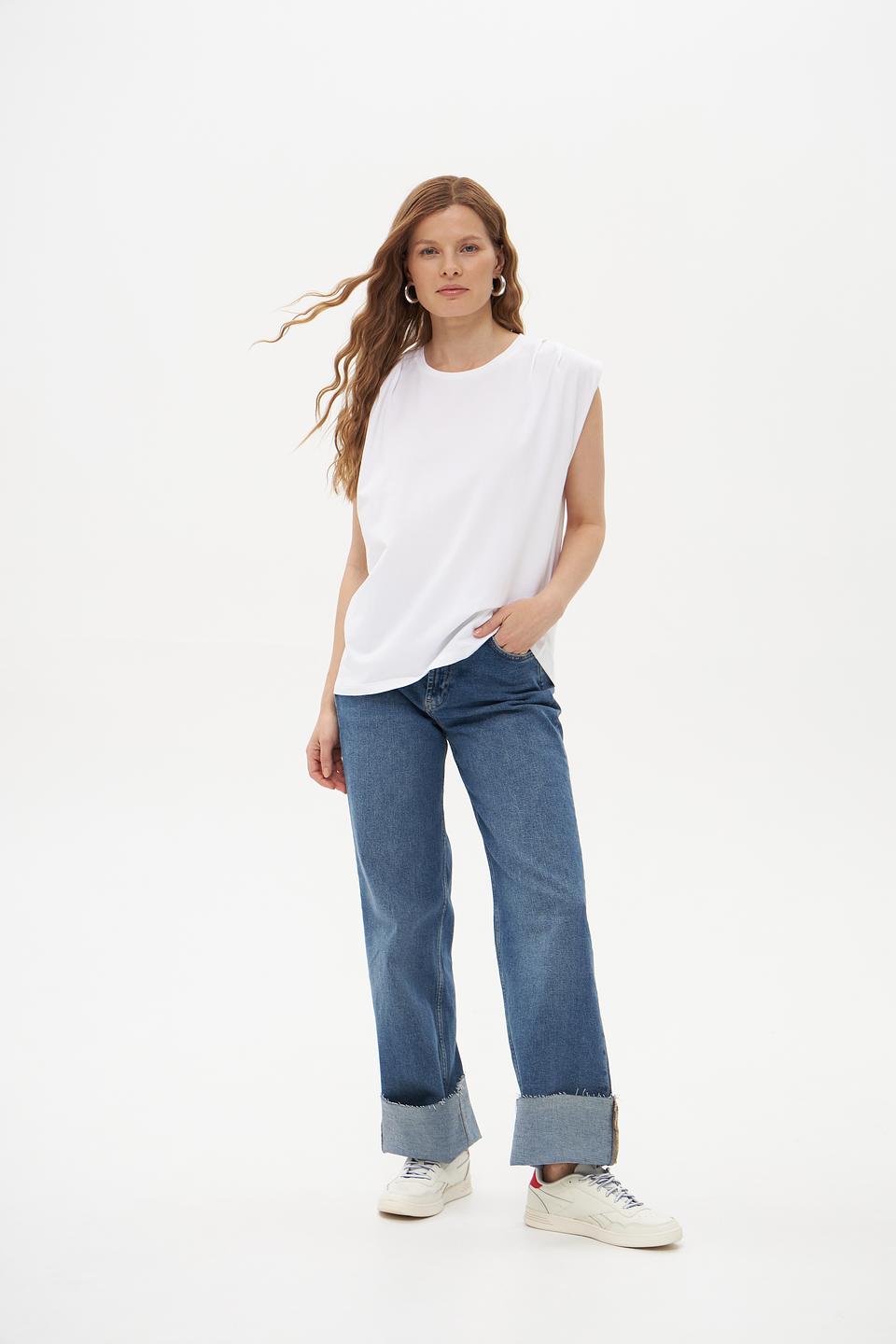 Топ Cinque женский белый с плечами