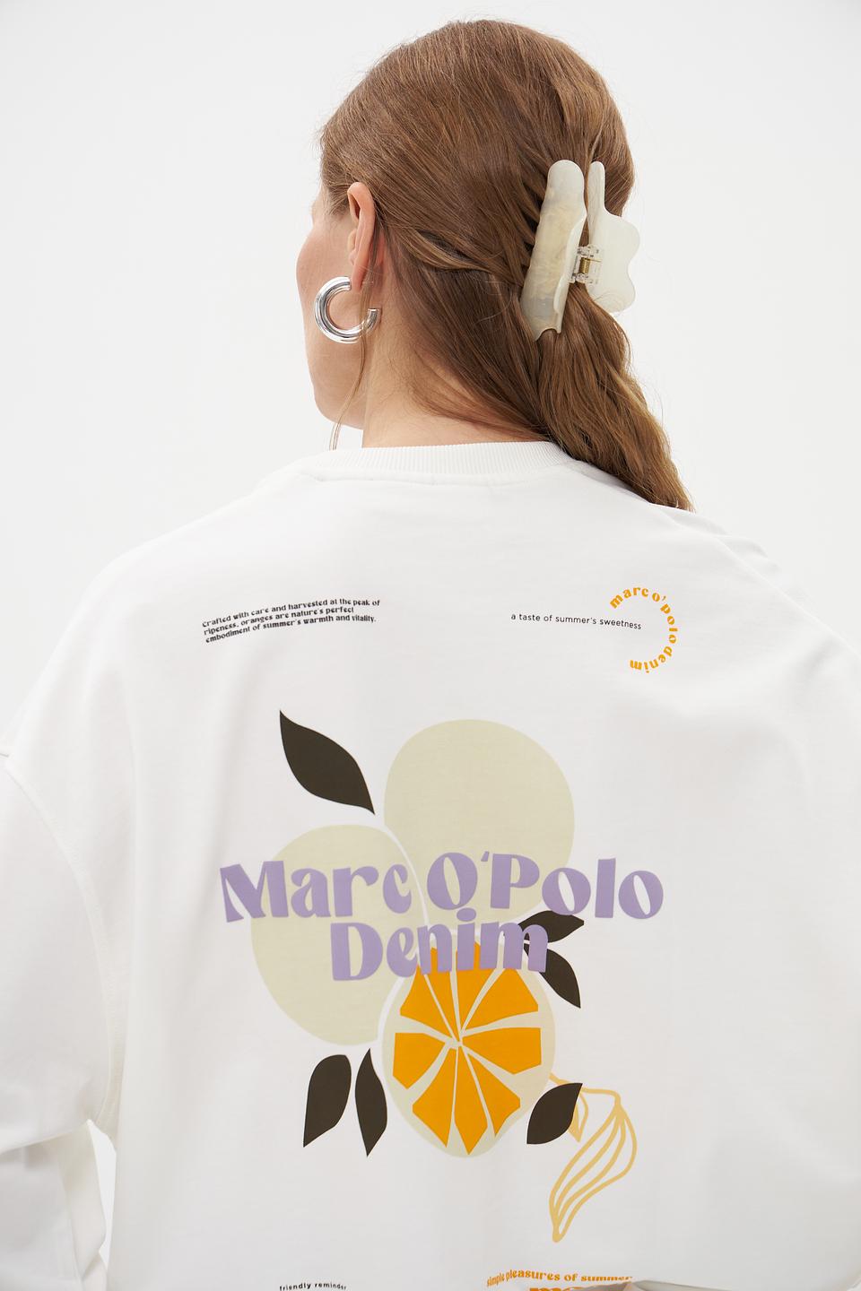 Пуловер Marc O Polo DENIM с принтом