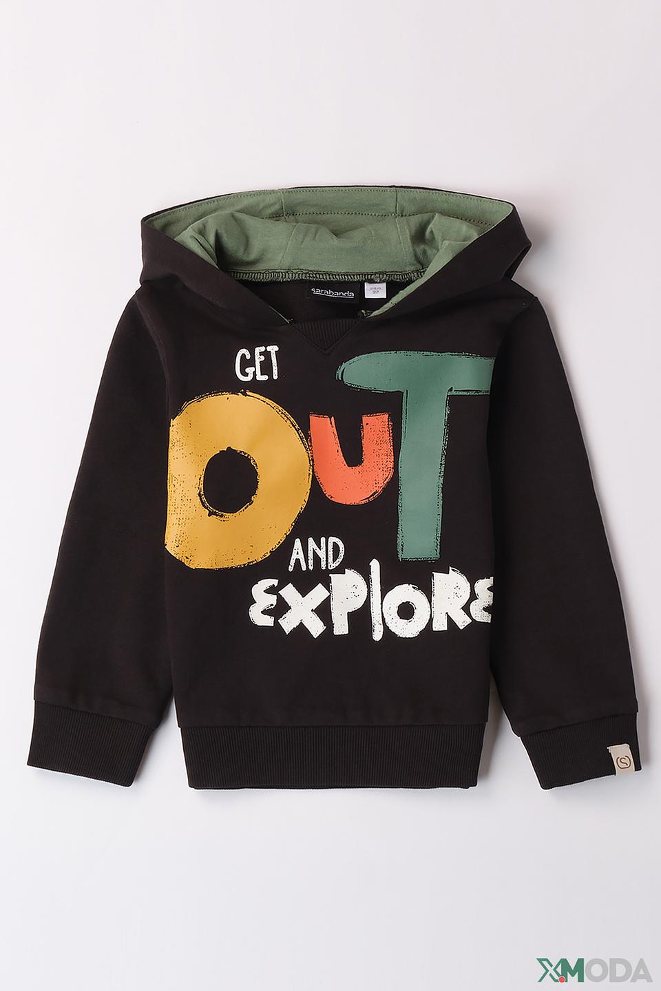 Джемпер Sarabanda с принтом чёрный