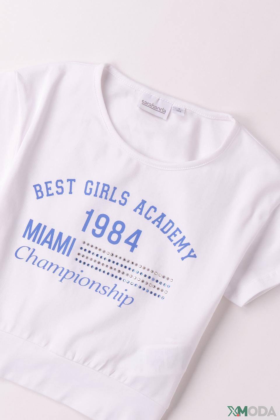 Футболка Sarabanda дев. с принтом