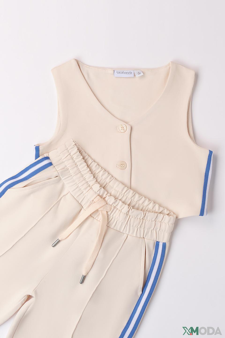 Комплект Sarabanda бежевый с полосками