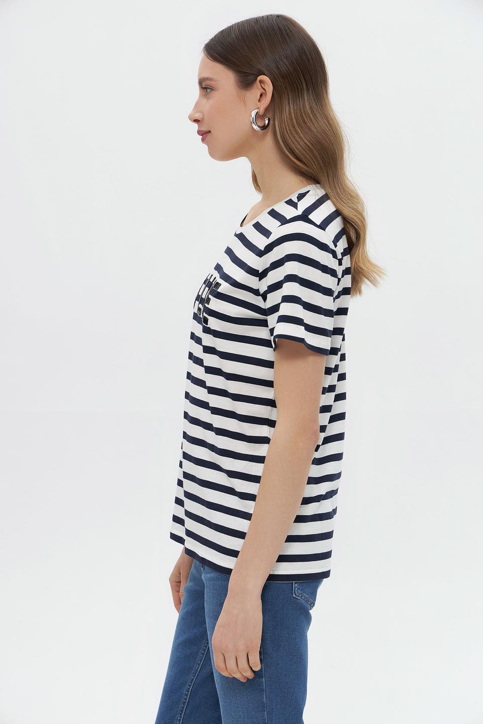 Футболка More and More в полоску